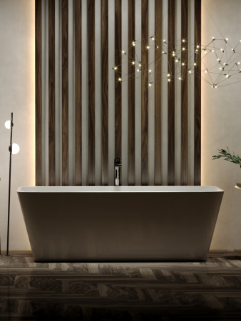 Ванна акриловая Sancos Dama FB05 170х80 отдельностоящая прямоугольная с каркасом